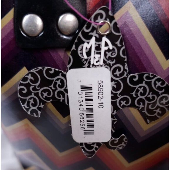 Blazin Roxx Multicolor Chevron Rain Boots - Picture 8 of 16